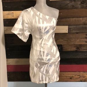 Party/ New Years white sequin Dress